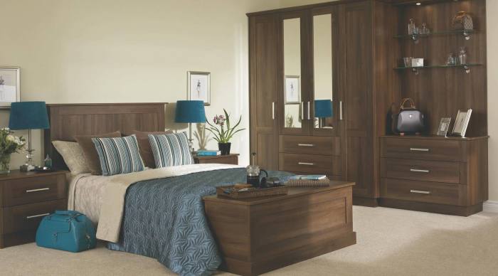 Modular bedroom furniture for easy setup